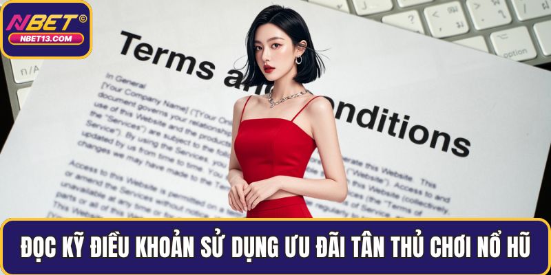 Đọc kỹ điều khoản sử dụng ưu đãi tân thủ chơi nổ hũ